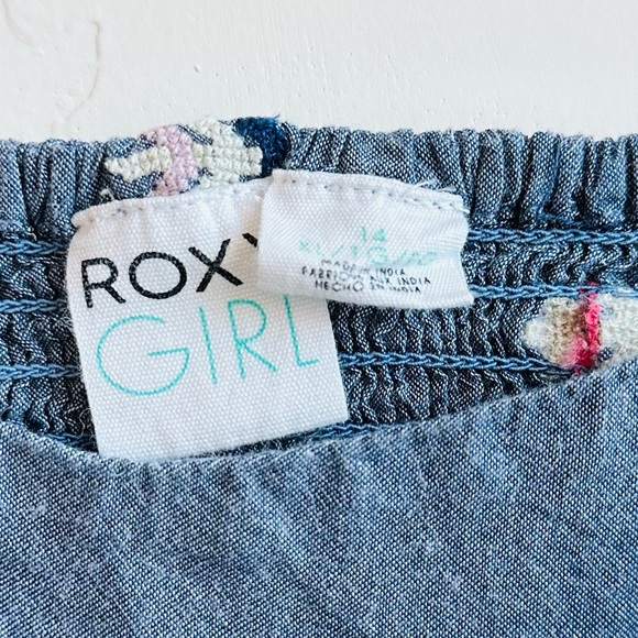 Roxy Girl Chambray Dress Size 14 - Picture 9 of 11